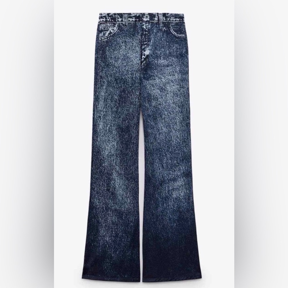 Zara Dark Blue‎ Flare Women's Jeans size S brand new